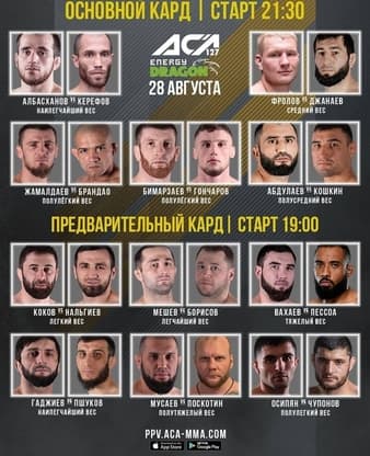 ACA 127 - Kerefov vs Albaskhanov