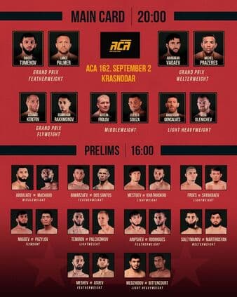 ACA 162 - Tumenov vs Palmer