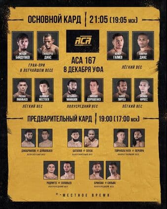 ACA 167 - Baydulaev vs Dias