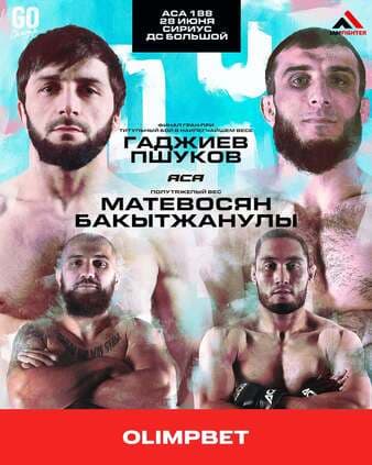ACA 188 - Gadzhiev vs Pshukov