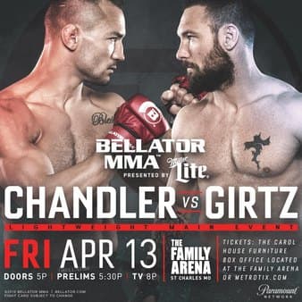Bellator 197 - Chandler vs Girtz