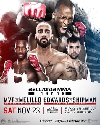 Bellator London - MVP vs Melillo
