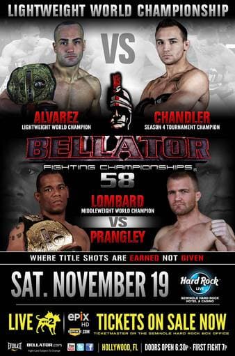 BFC - Bellator Fighting Championships 58