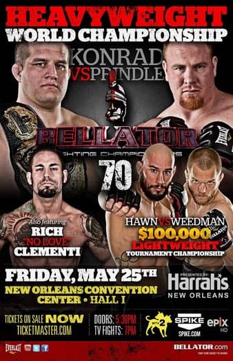 BFC - Bellator Fighting Championships 70