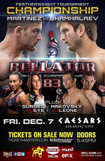 BFC - Bellator Fighting Championships 83