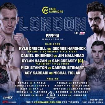 CW 141 - Cage Warriors 141