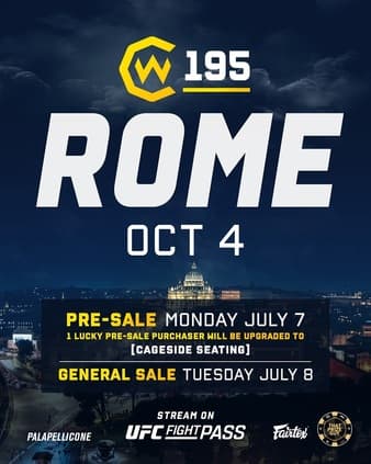 CW 195 - Cage Warriors 195: Rome