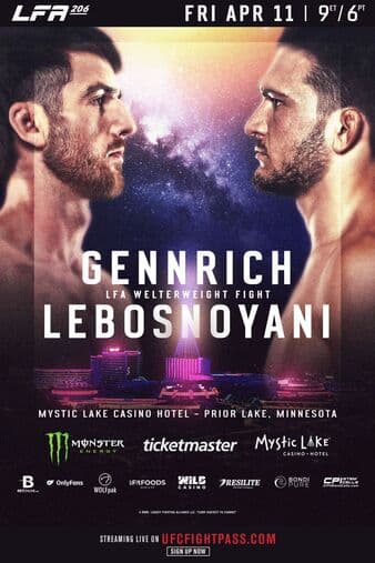 LFA 206 - Gennrich vs Lebosnoyani