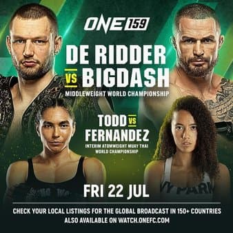 One Championship	 - One 159