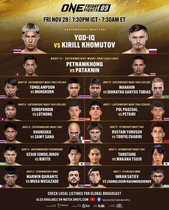 One Championship - One Friday Fights 89