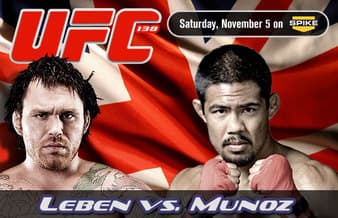 UFC 138 - Leben vs Munoz