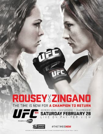 UFC 184 - Rousey vs Zingano