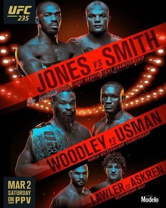 UFC 235 - Jones vs Smith