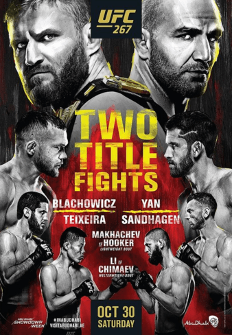 UFC 267 - Blachowicz vs Teixeira