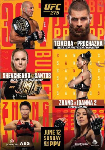 UFC 275 - Teixeira vs Prochazka