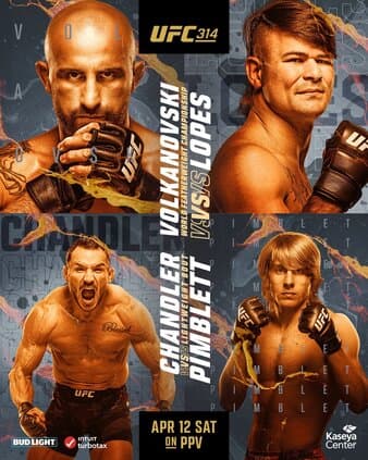 UFC 314 - Volkanovski vs Lopes