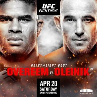 UFC Fight Night 149 - Overeem vs Oleynik