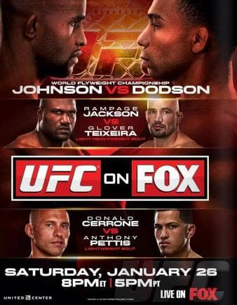 UFC on Fox 6 - Johnson vs Dodson