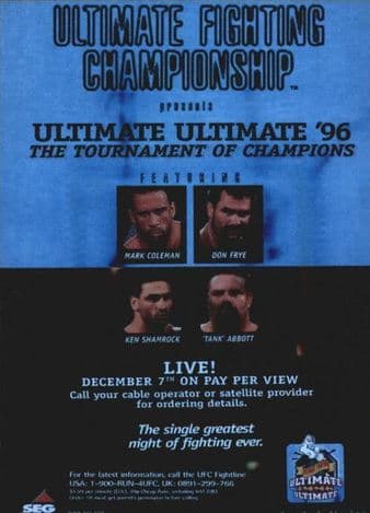 UFC - Ultimate Ultimate 1996
