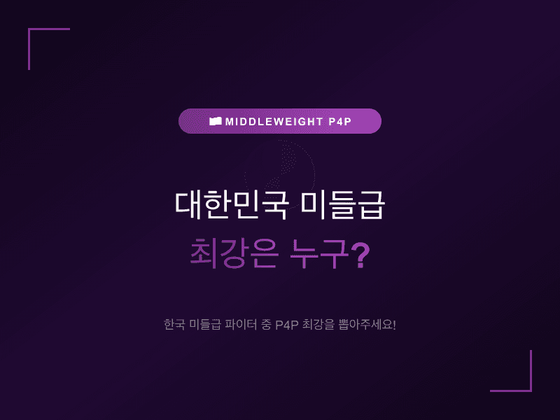 대한민국 미들급 최강은 누구?